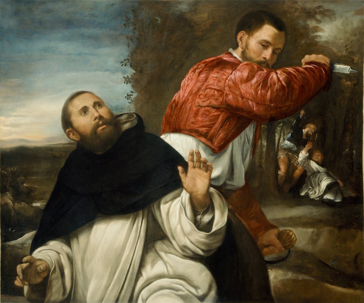 La Muerte de San Pedro Mártir de Giovanni Girolamo Savoldo