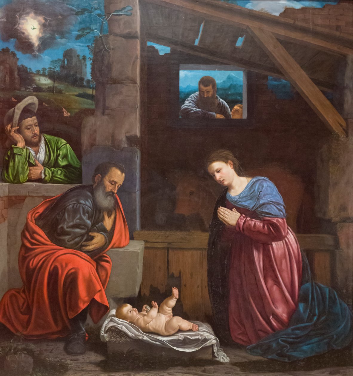 La adoración de los pastores de Giovanni Girolamo Savoldo