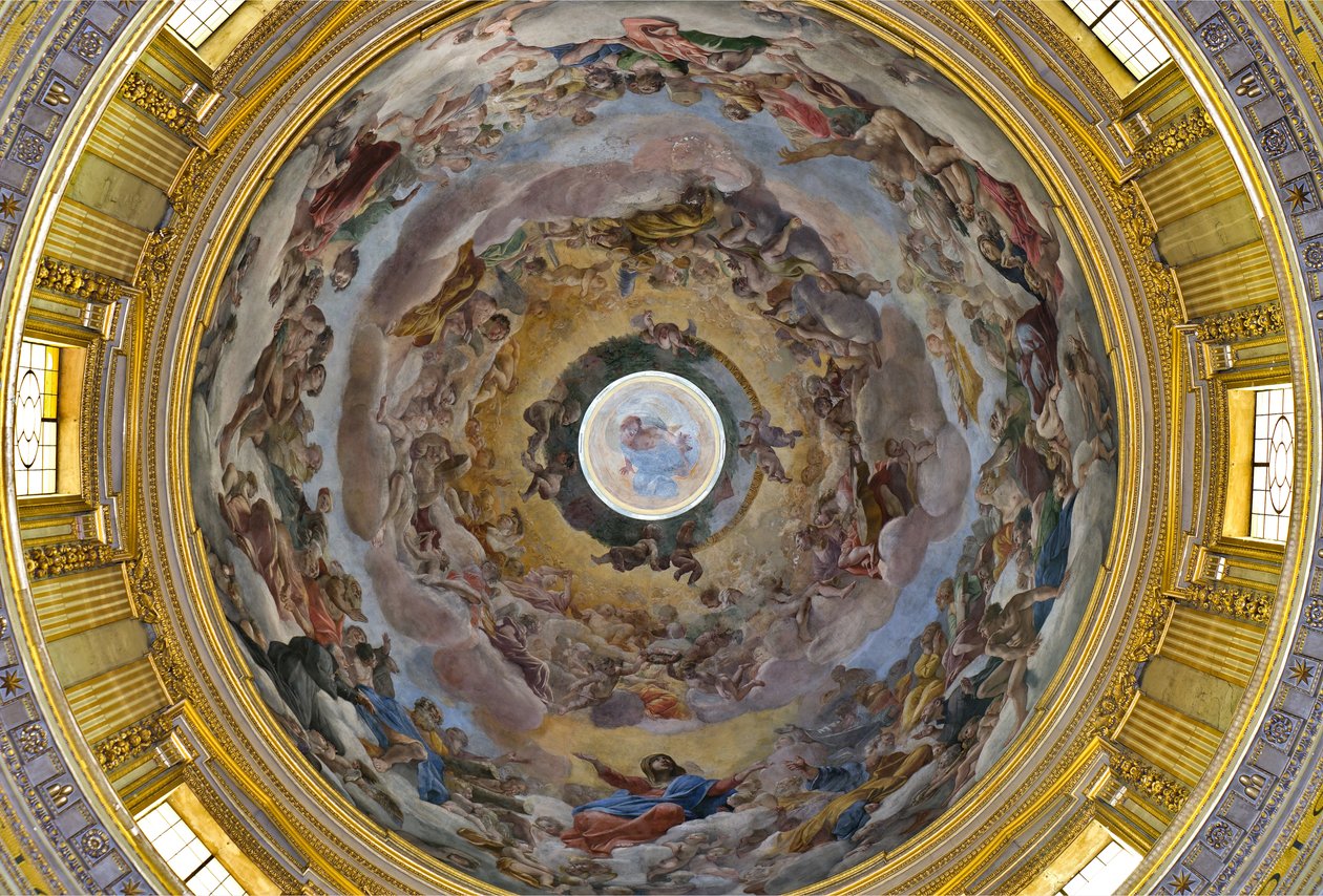 La gloria del paraíso de Giovanni Lanfranco