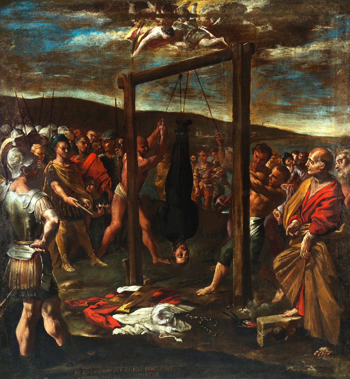 El martirio de San José el Presbítero de Giovanni Lanfranco
