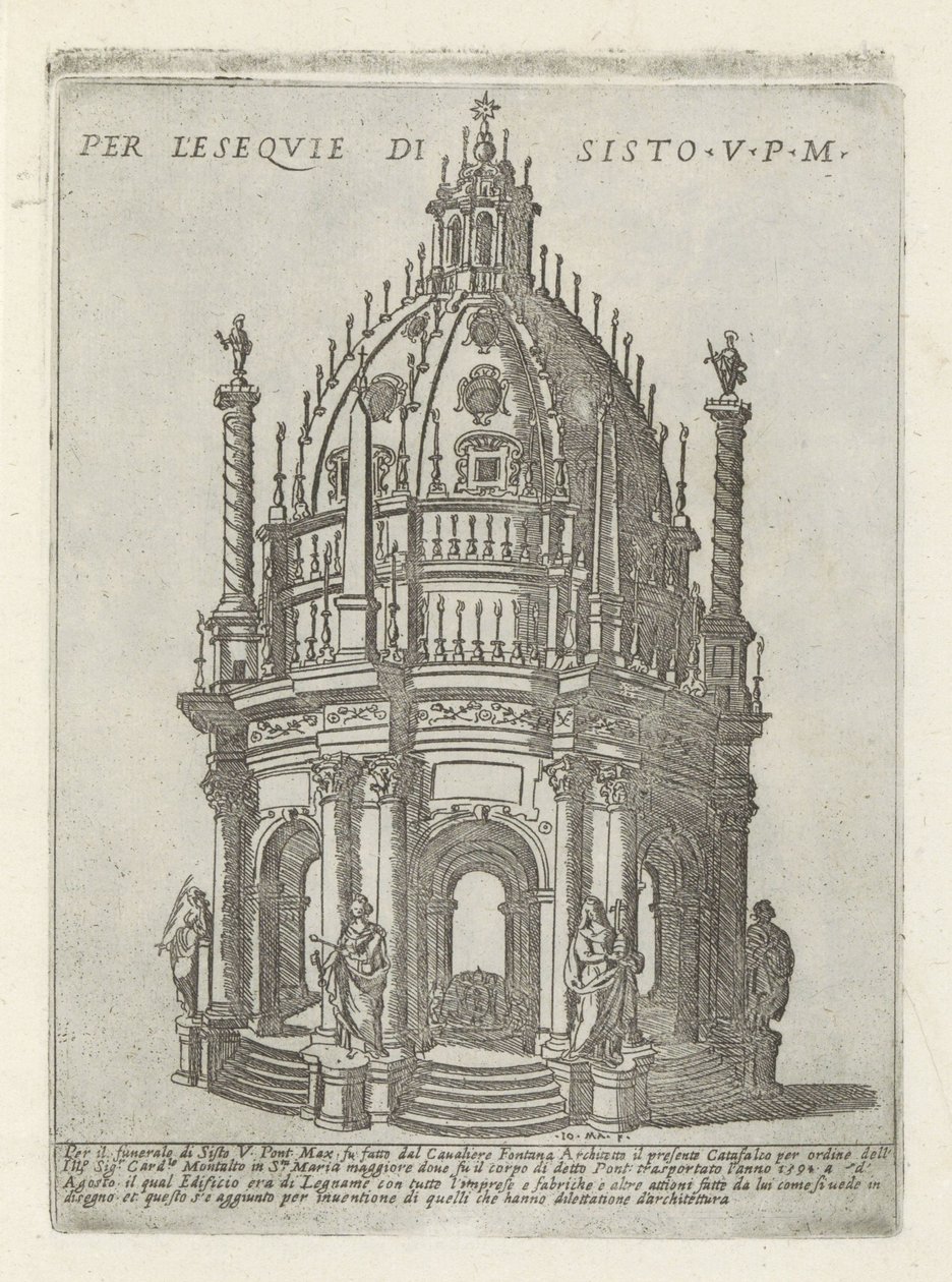 Monumento funerario del Papa Sixto V Per l