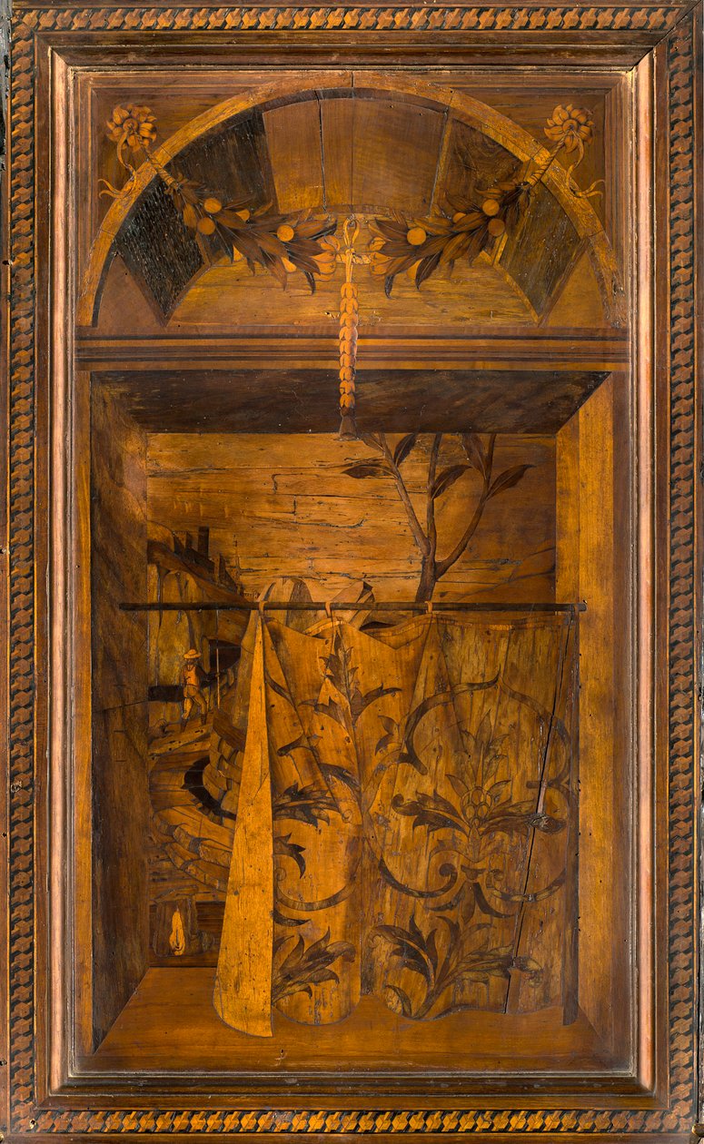 Coro Canónico de Madera, Incrustado por Giovanni Maria Platina 1484, Stallo Superior de Giovanni Maria Platina