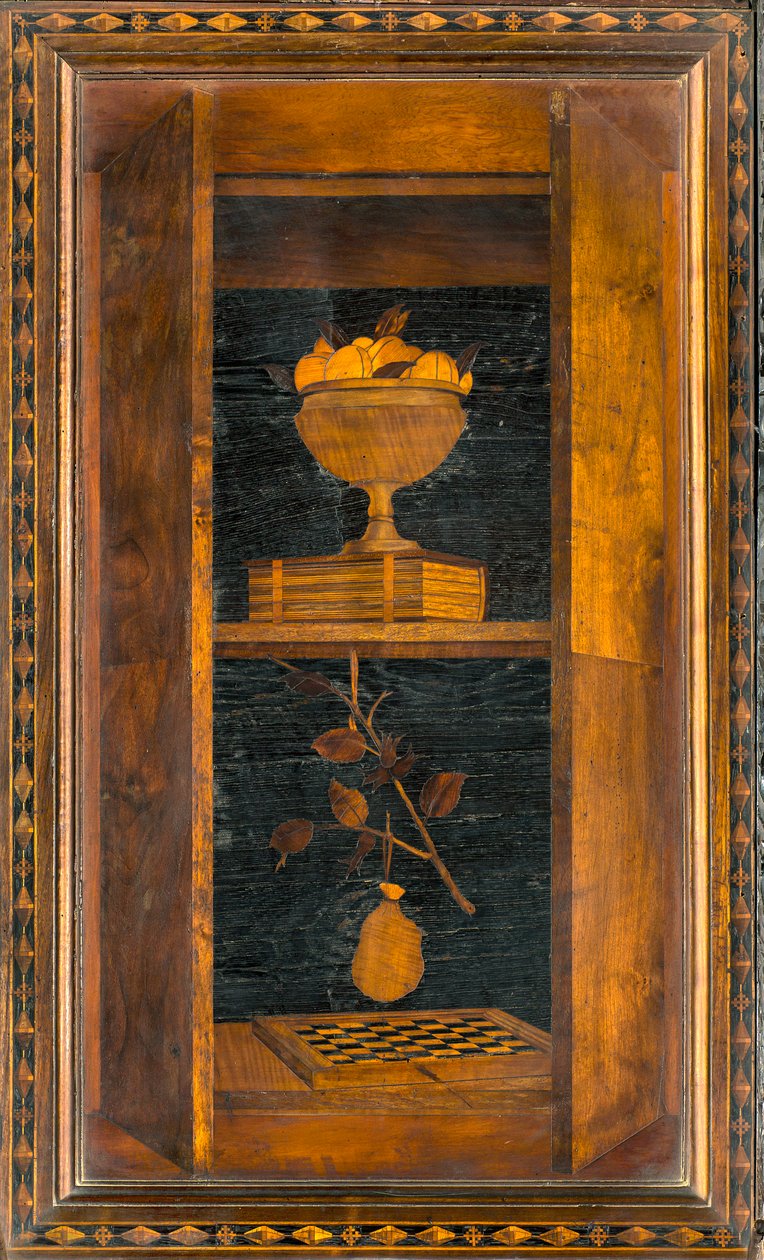 Coro Canónico de Lignaean, Incrustado por Giovanni Maria Platina 1484, Silla Superior de Giovanni Maria Platina