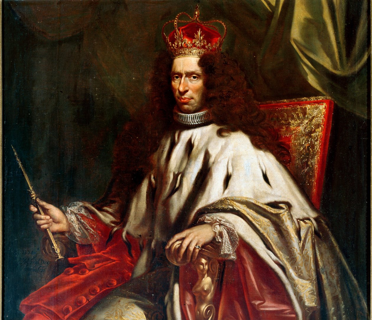 Retrato de Antonio Grimaldi, Dogo de Génova de 1703 a 1705 (colección privada) de Giovanni Maria delle called Mulinaretto Piane