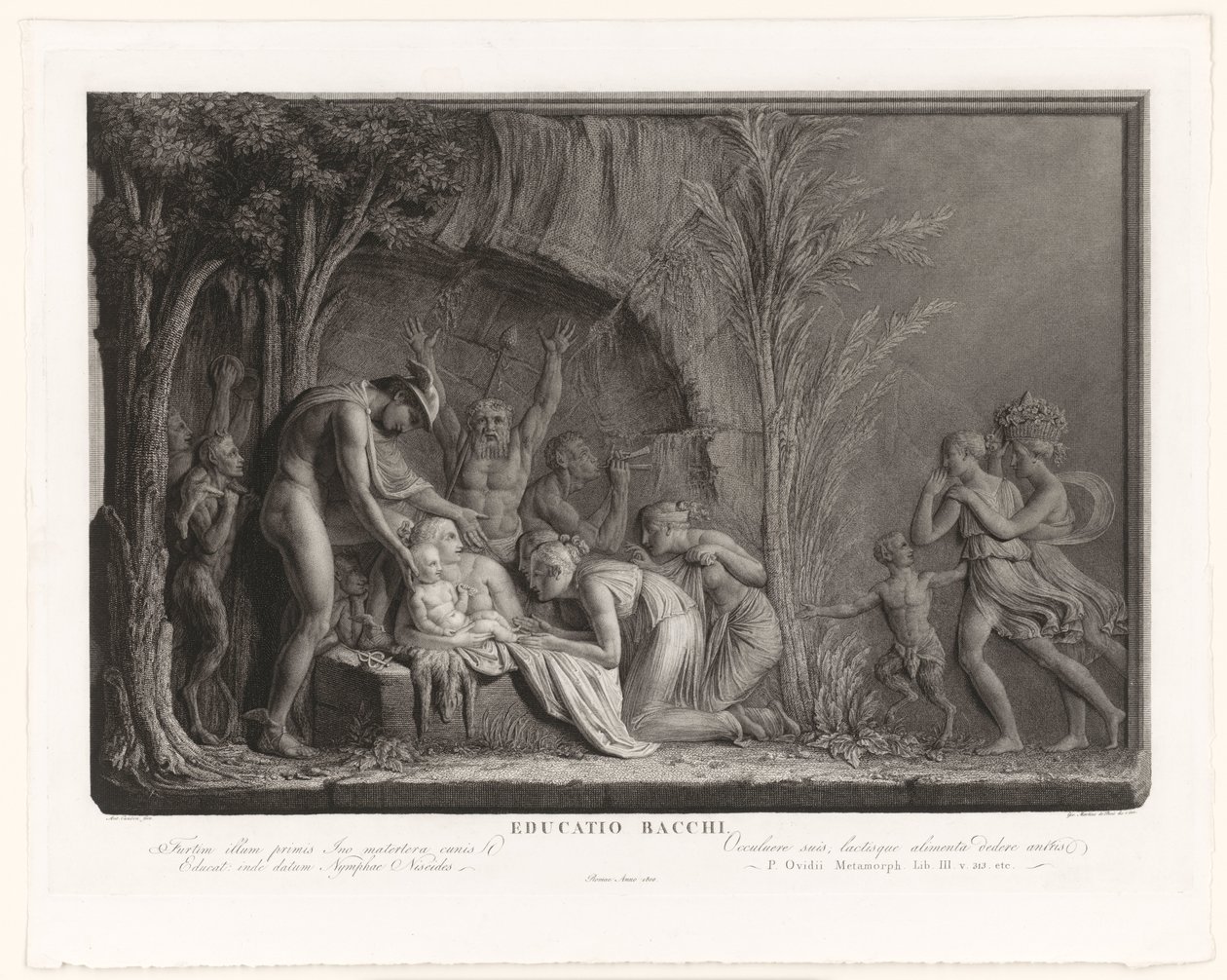La educación de Baco de Giovanni Martino dei Boni