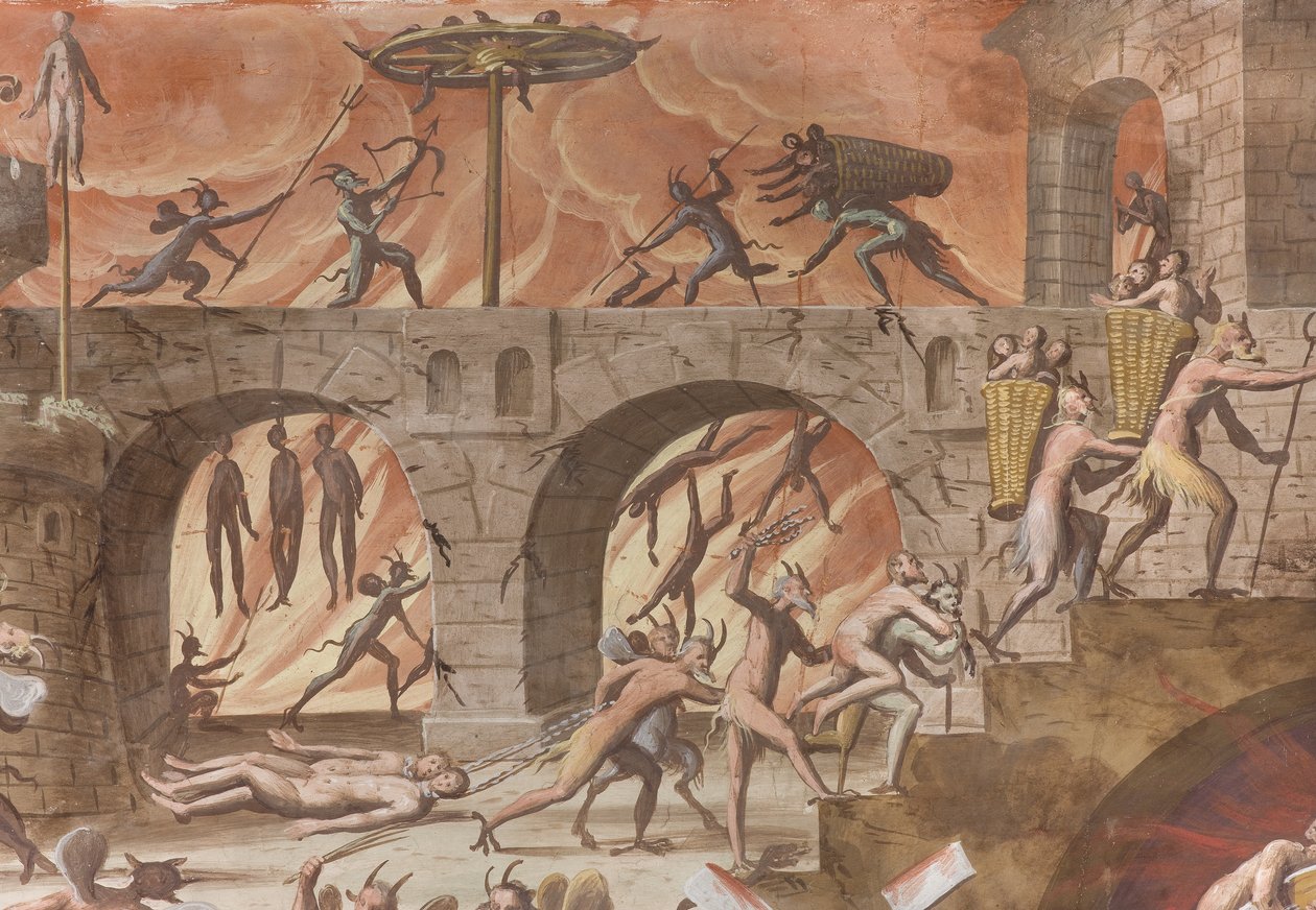 Infierno de Giovanni Mauro della (c.1575 1640) Rovere