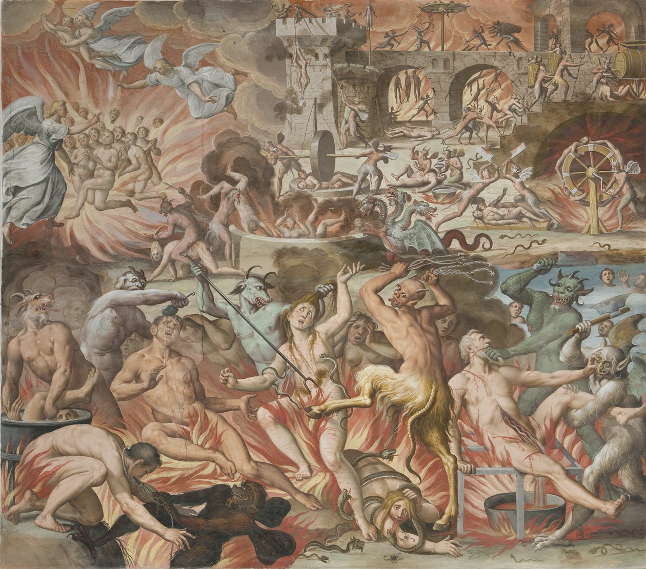 Infierno, 1614 de Giovanni Mauro della Rovere