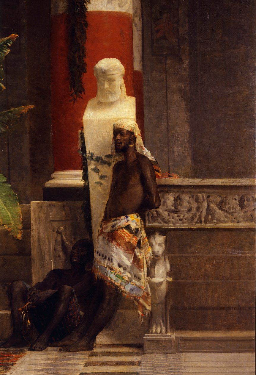 La venganza de Popea, detalle, de Giovanni Muzzioli (1854-1894), óleo sobre lienzo de Giovanni Muzzioli