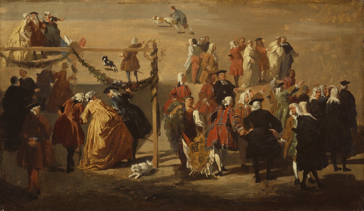 Festival en Piazza Navona, 1729 de Giovanni Paolo Panini