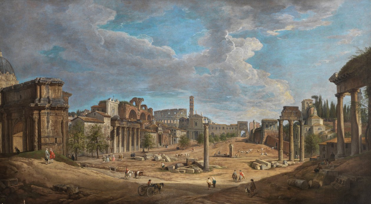Foro Giovanni Paolo Pannini en Roma de Giovanni Paolo Panini