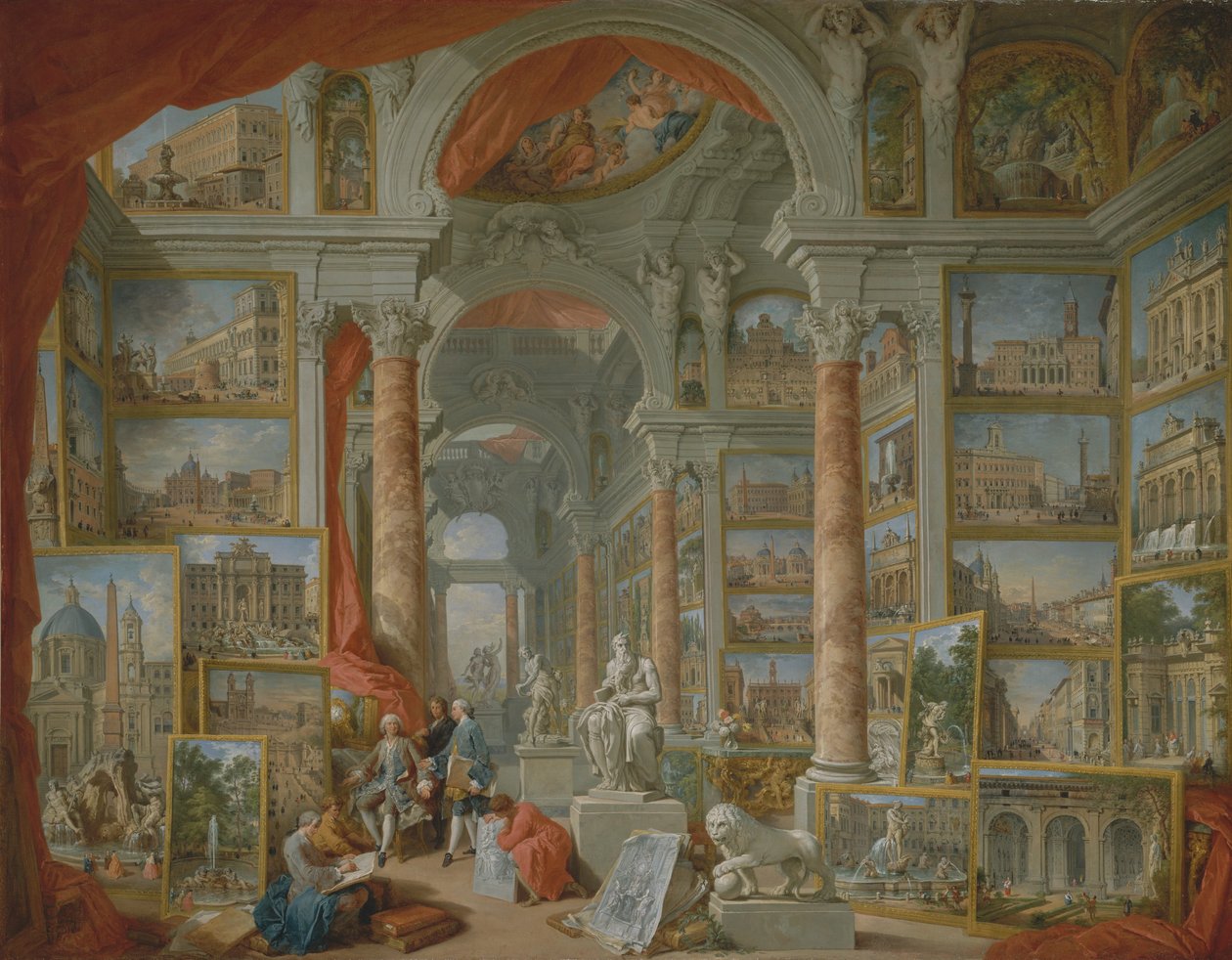 Roma Moderna, 1757 de Giovanni Paolo Panini