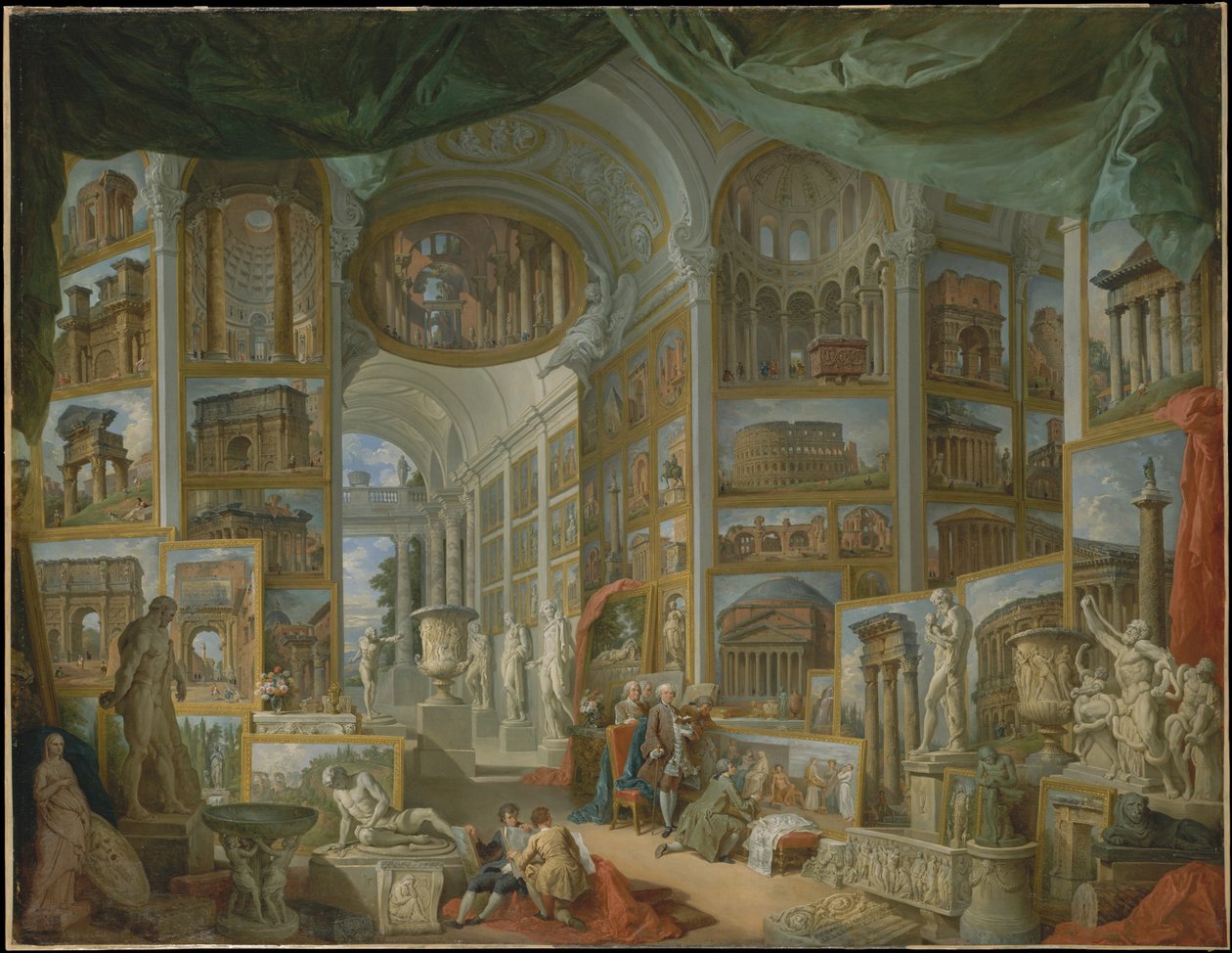 Roma antigua, 1757 de Giovanni Paolo Pannini