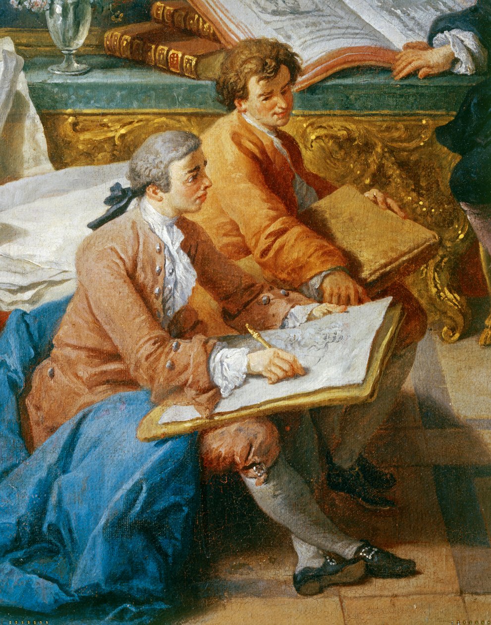 Galería de vistas de la Roma moderna ... de Giovanni Paolo Pannini or Panini