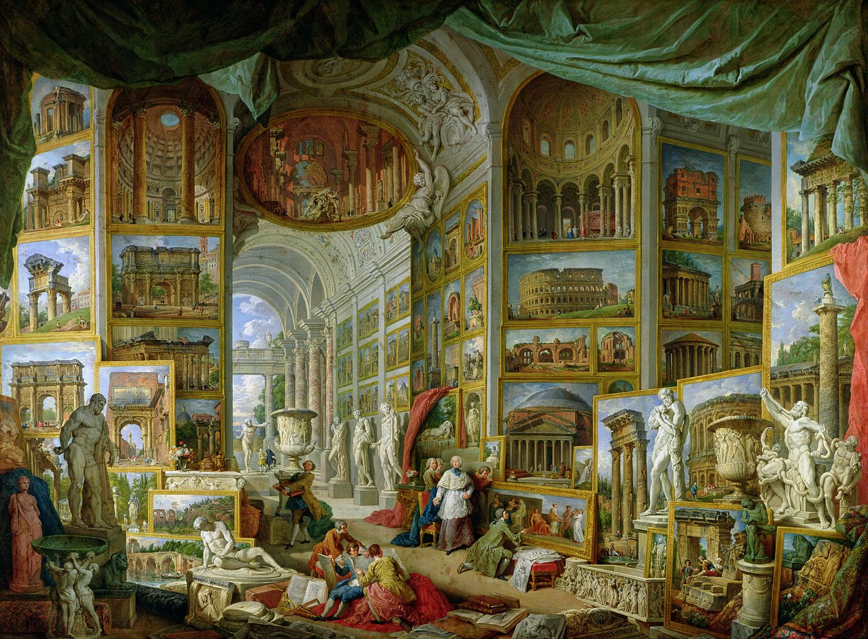 Galería de Vistas de la Antigua Roma de Giovanni Paolo Pannini