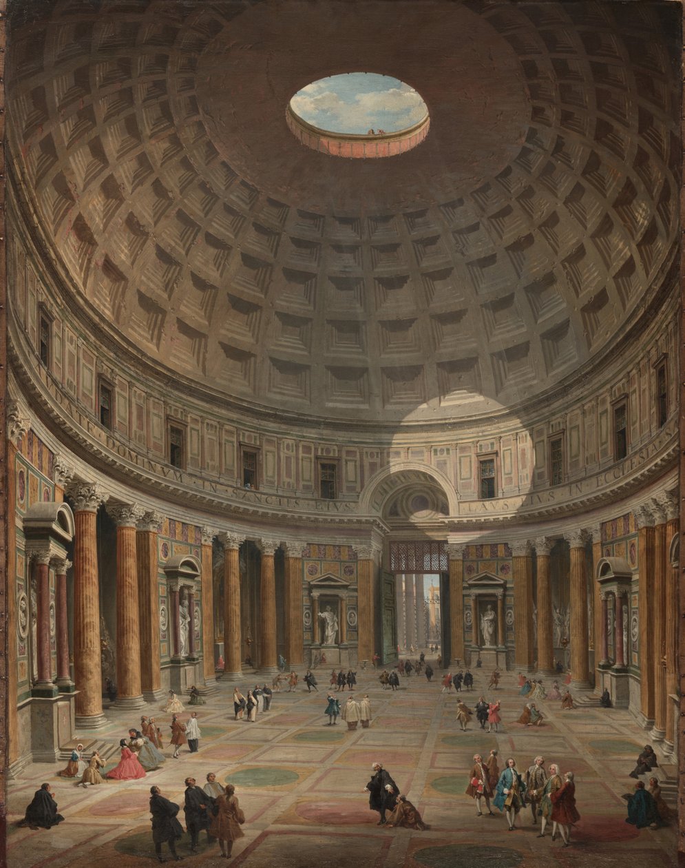 Interior del Panteón, Roma, 1747 de Giovanni Paolo Pannini