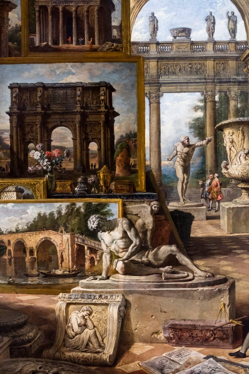 Antigua Roma, hacia 1754/57 (Óleo sobre lienzo) de Giovanni Paolo Pannini or Panini