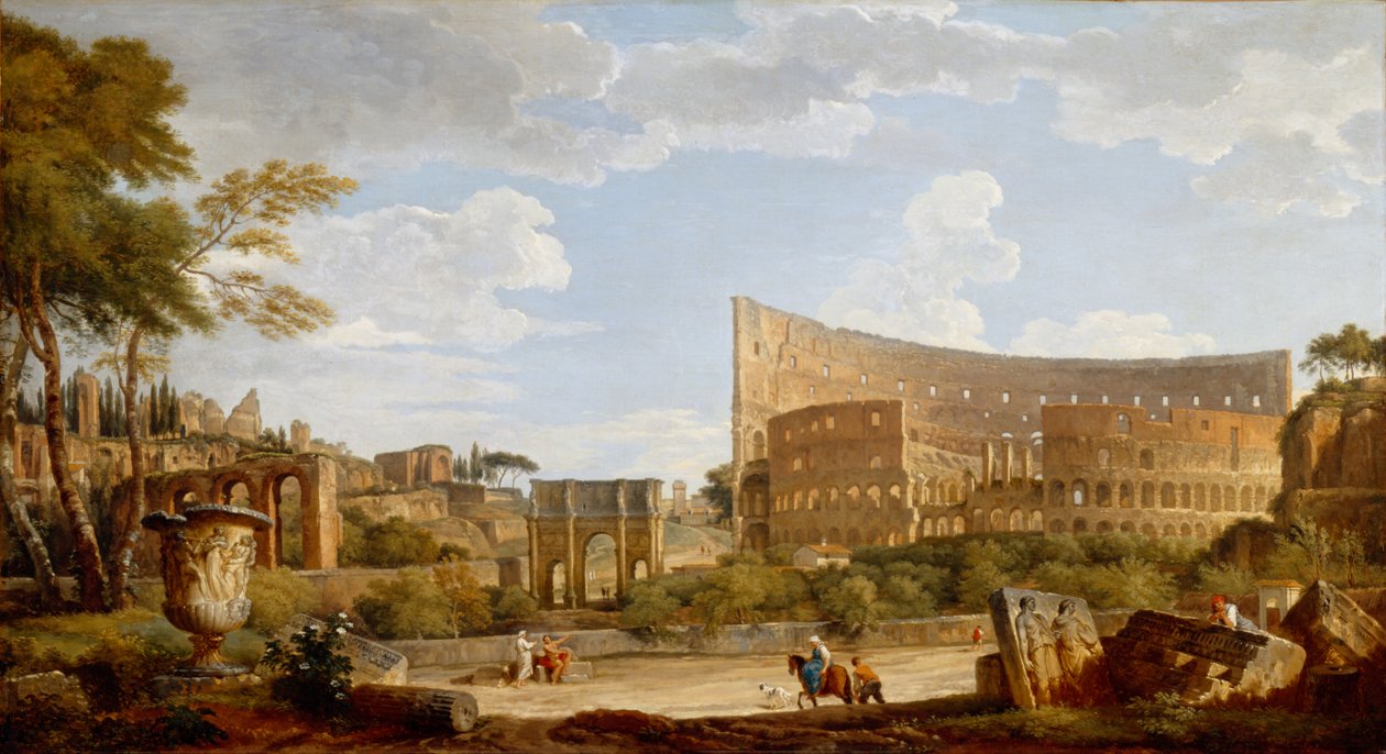 Vista del Coliseo de Giovanni Paolo Pannini