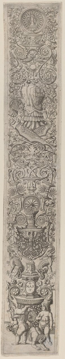 Panel de ornamento: Cuatro niños jugando de Giovanni Pietro Birago and Zoan Andrea
