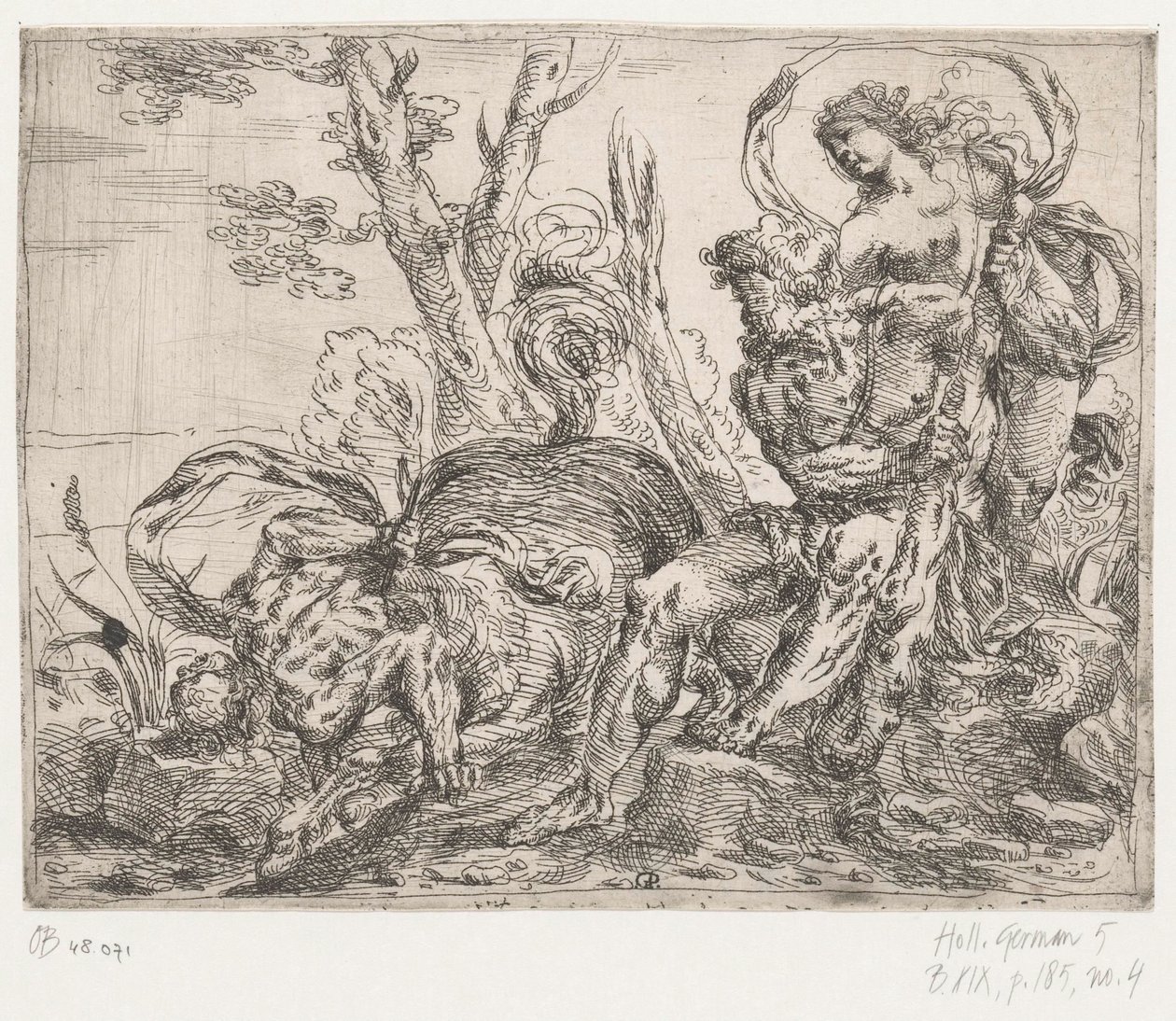 Hércules mata al centauro Nessus de Giovanni Pietro Possenti