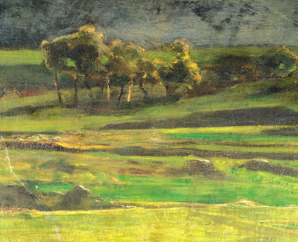 En el poste de Giovanni Segantini