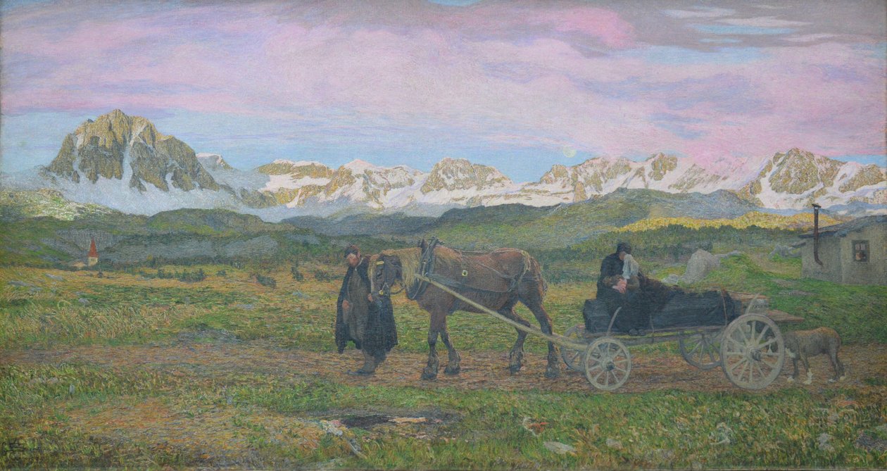 Regreso a casa de Giovanni Segantini