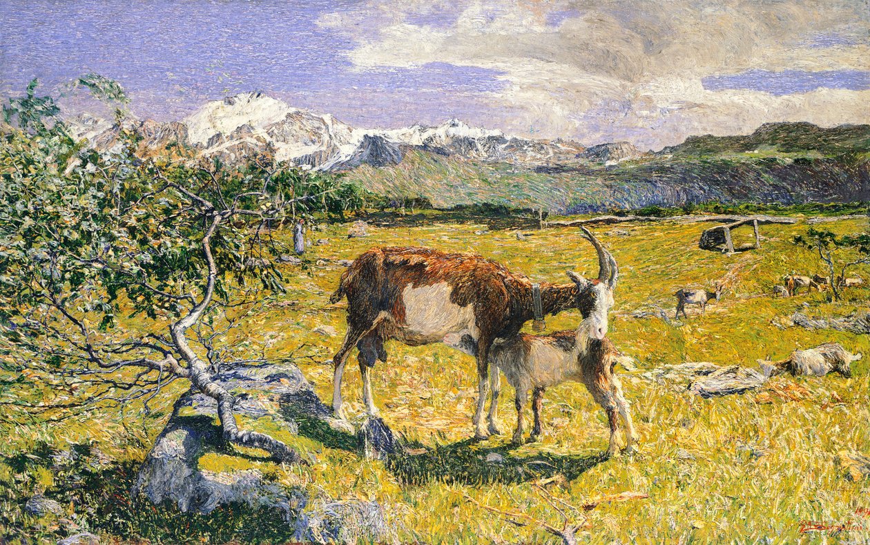 Los Alpes en mayo de Giovanni Segantini