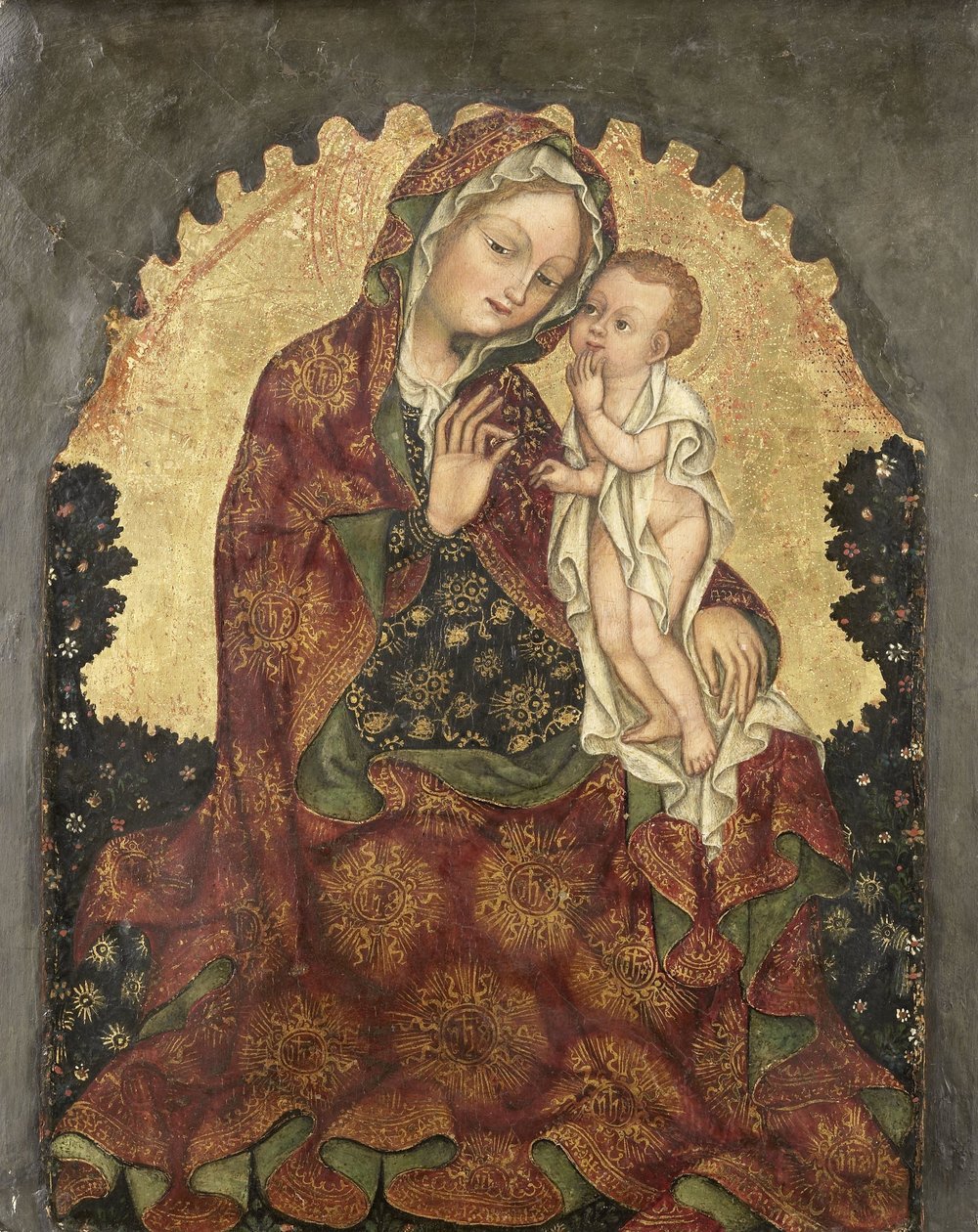Virgen de la Humildad de Giovanni da Francia (attributed to)