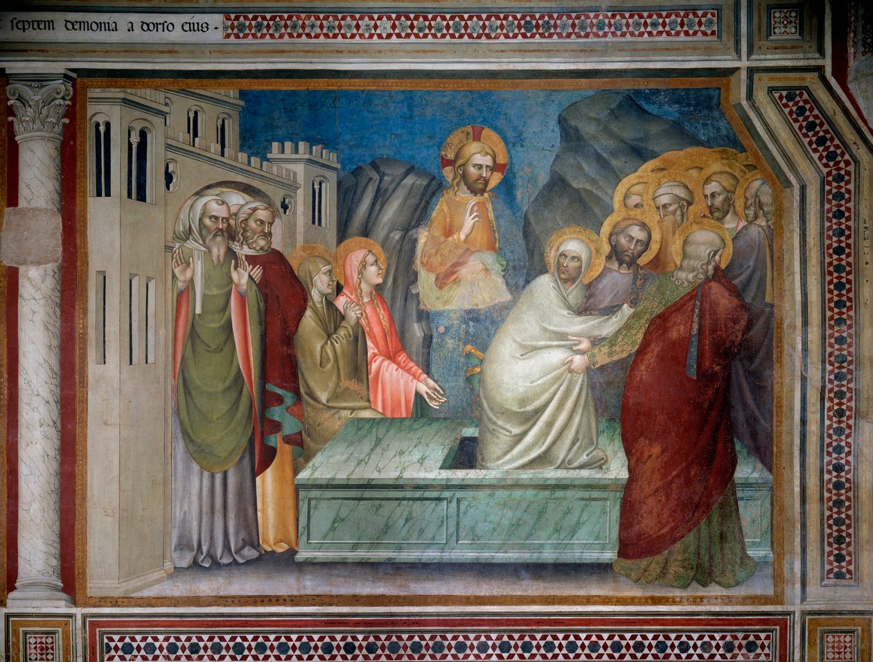 La resurrección de Lázaro de Giovanni da Milano