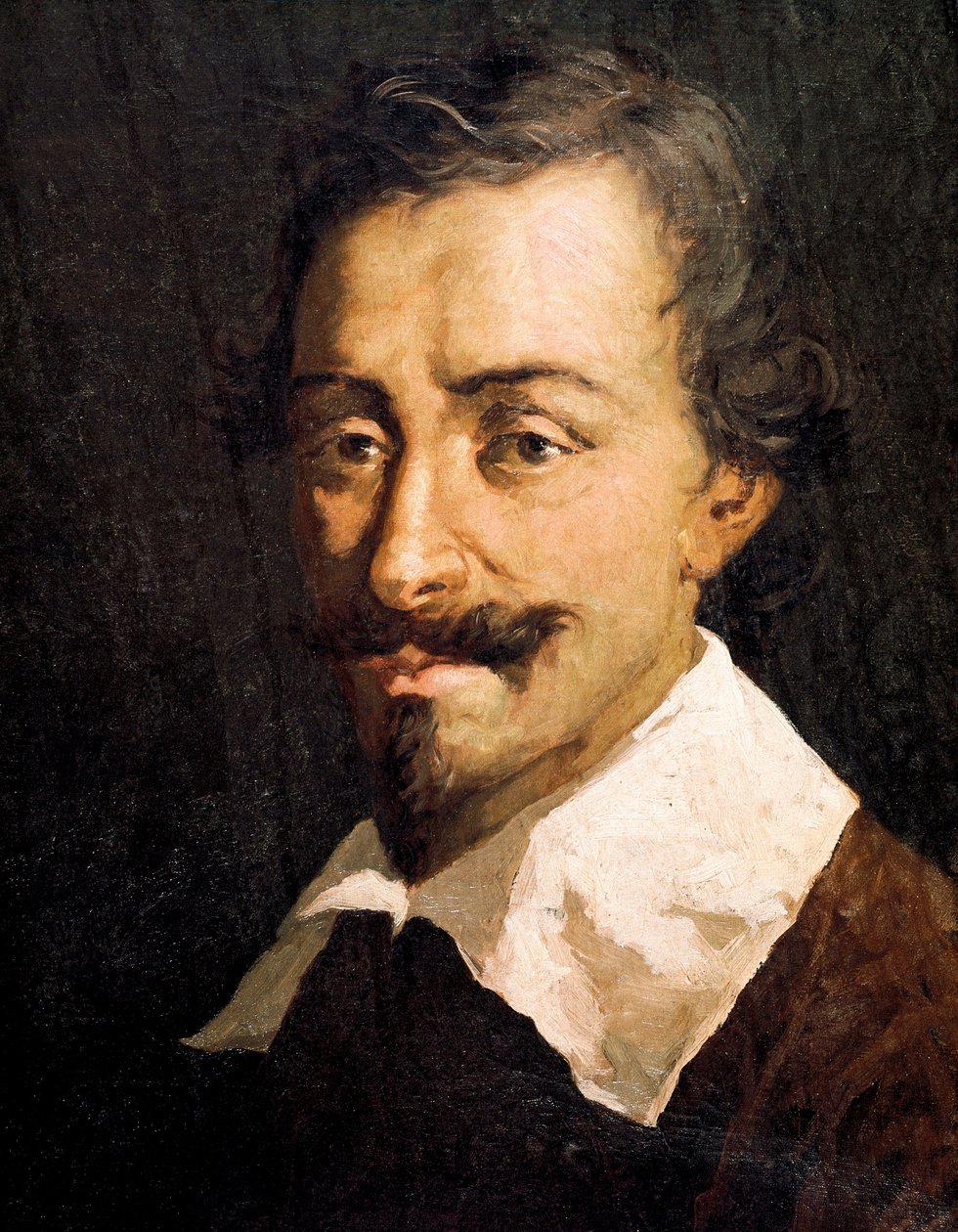 Retrato del compositor y teórico belga Johannes Tinctoris (detalle) de Giovanni da Udine (after)