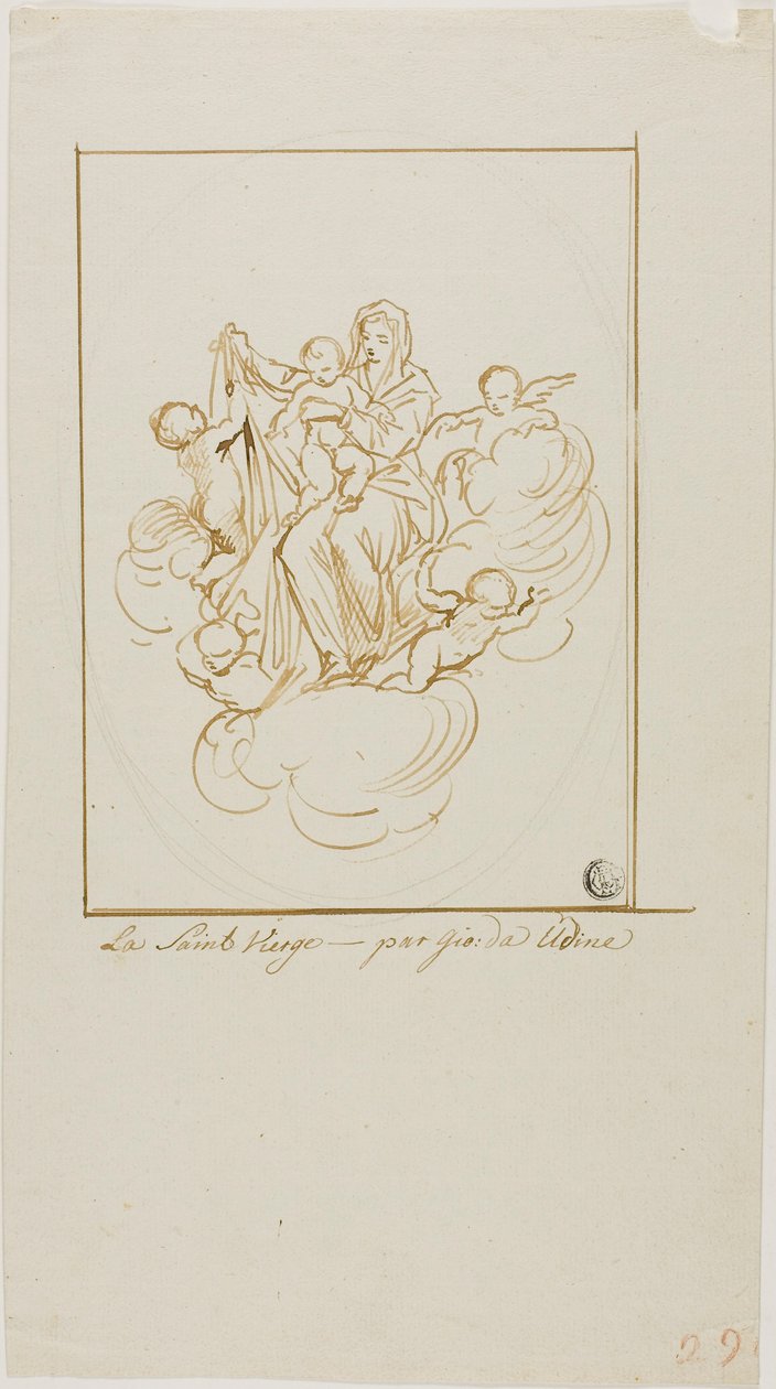 La Virgen Santa de Giovanni da Udine