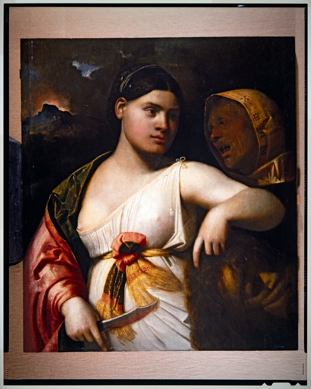 Judith y Holofernes (pintura) de Giovanni de Busi Cariani