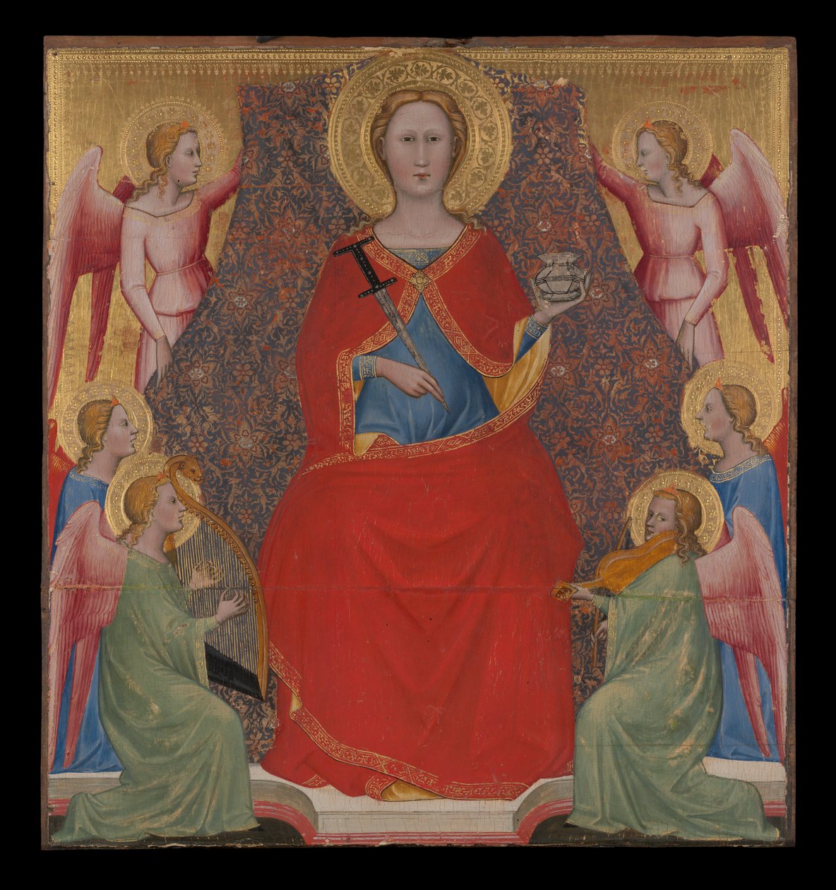 Santa Lucía entronizada de Giovanni di Bartolomeo Cristiani