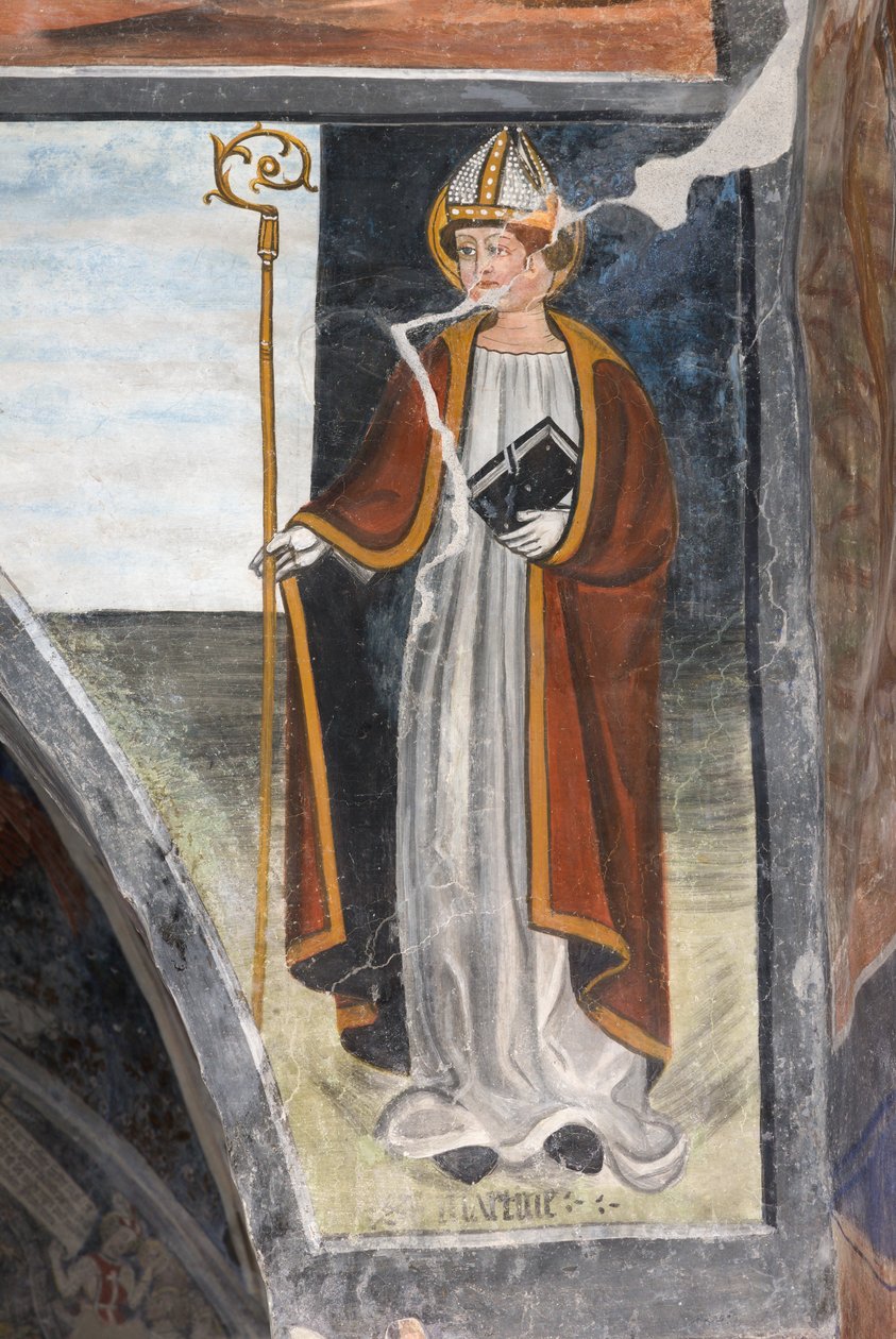 San Martín de Tours, obispo y soldado romano de Giovanni di Cherasco Botoneri