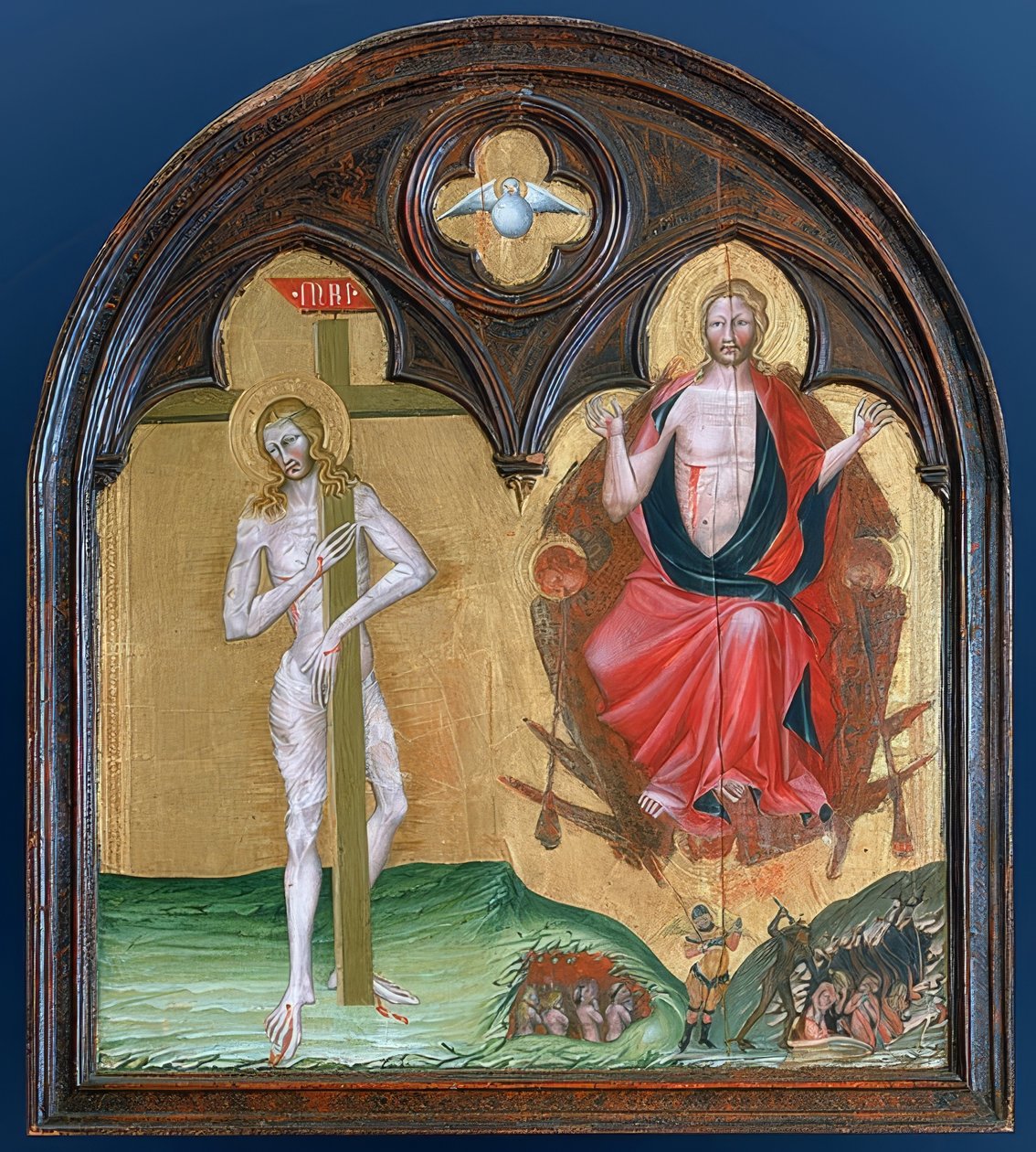 El Cristo sufriente y el Cristo triunfante de Giovanni di Paolo