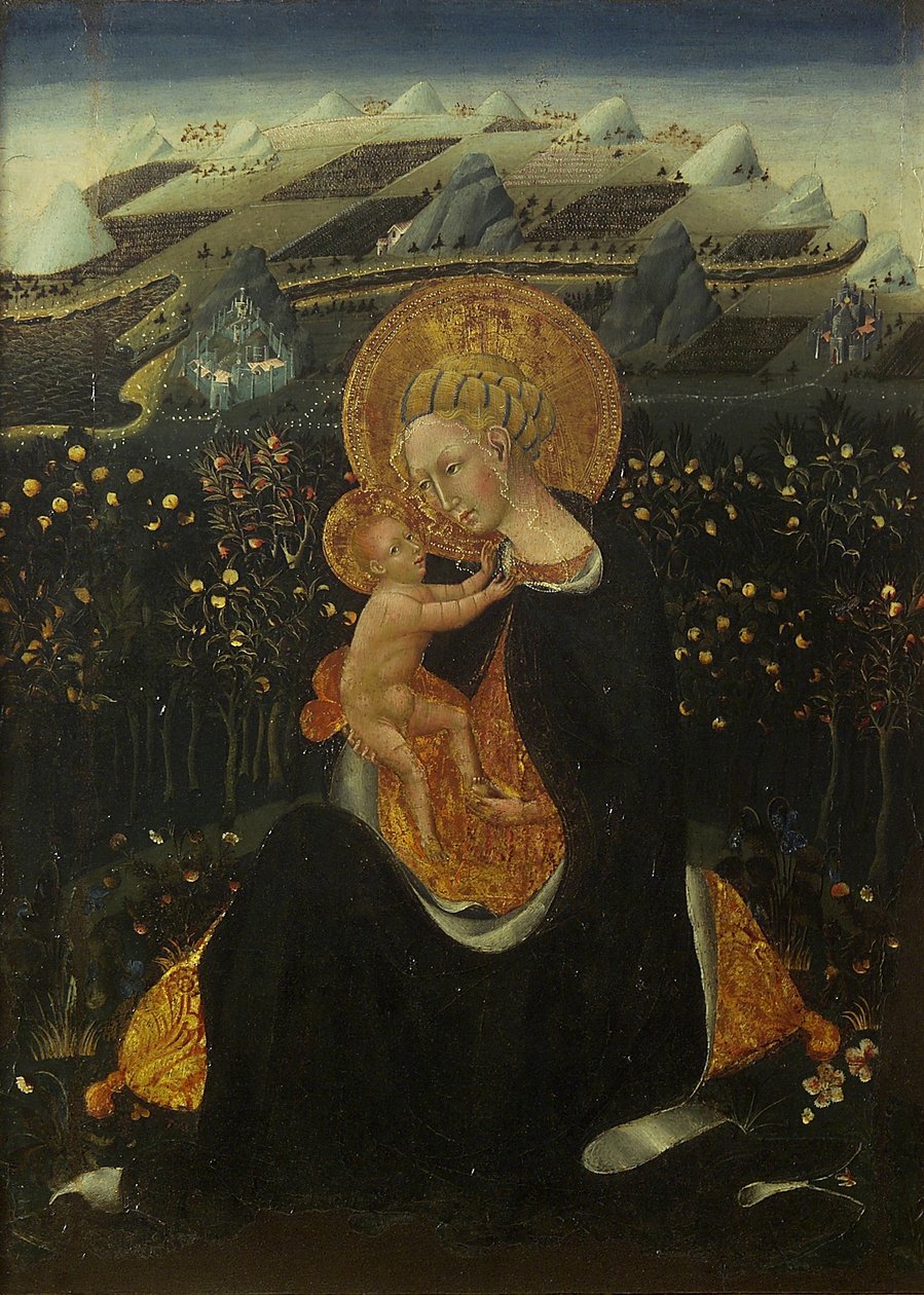 Virgen de la Humildad de Giovanni di Paolo
