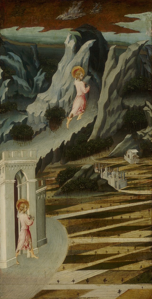 San Juan Bautista entrando en el desierto de Giovanni di Paolo