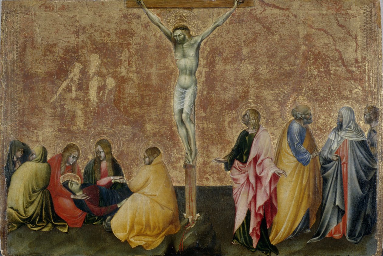 La Crucifixión de Cristo, c.1445 de Giovanni di Paolo di Grazia