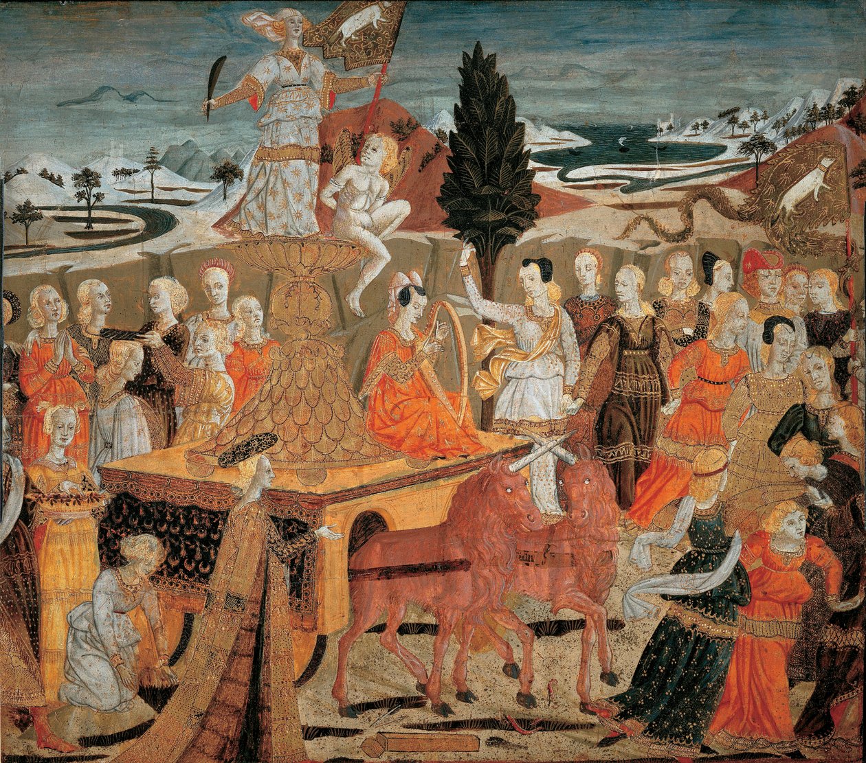 El triunfo de la castidad de Giovanni di Ser Giovanni Scheggia