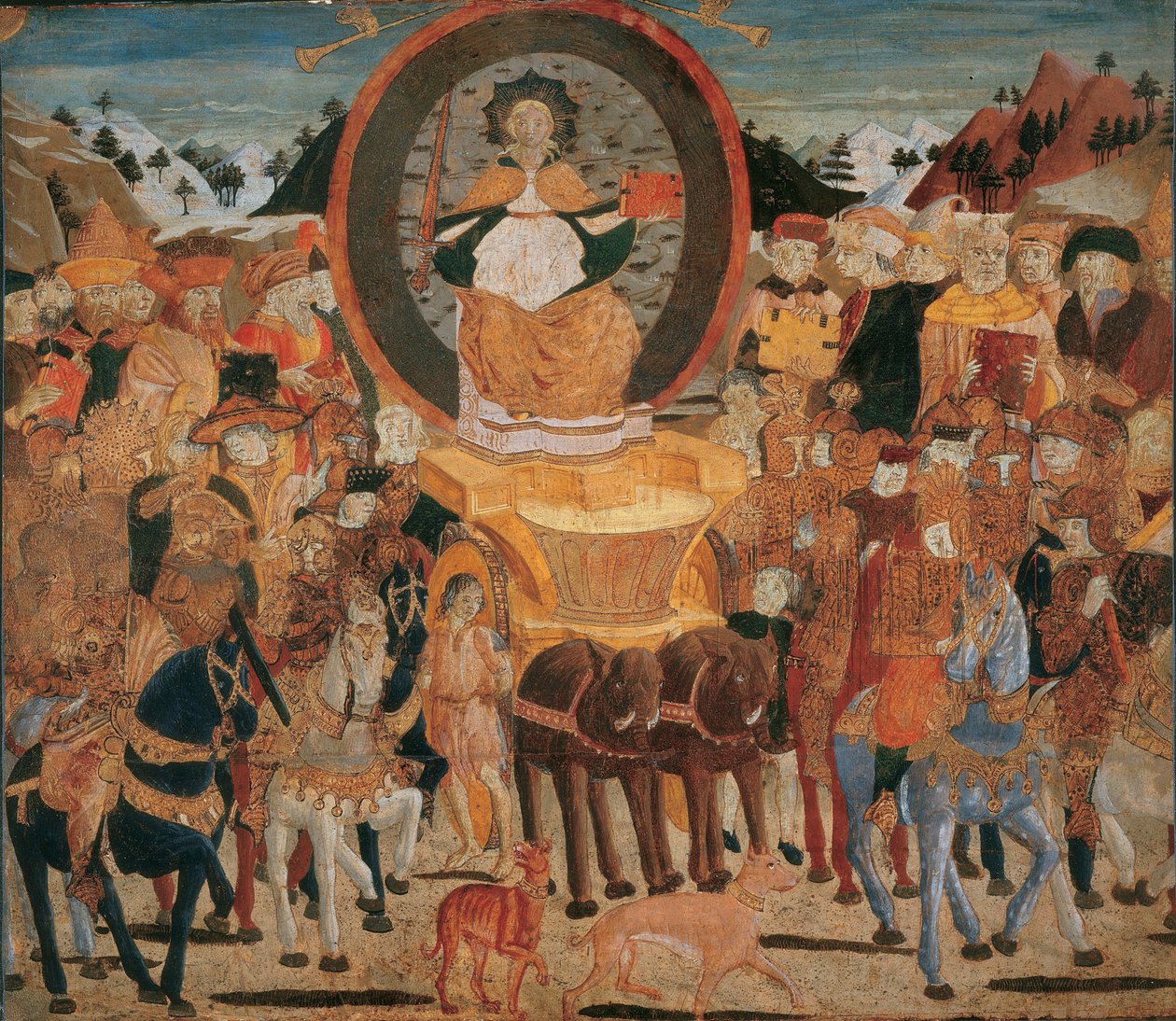 El triunfo de la fama de Giovanni di Ser Giovanni Scheggia