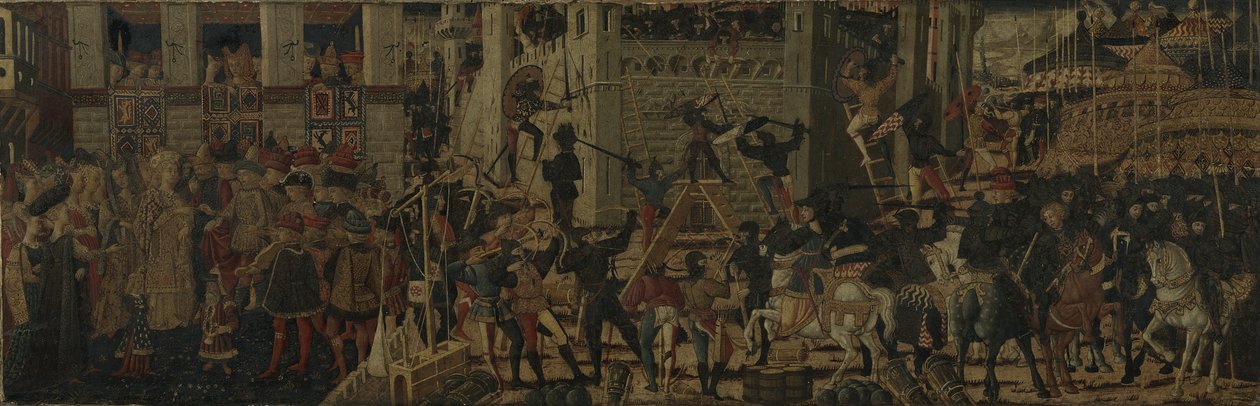 Sitio de Cartago y la Continencia de Escipión, c.1460 de Giovanni the younger Guidi