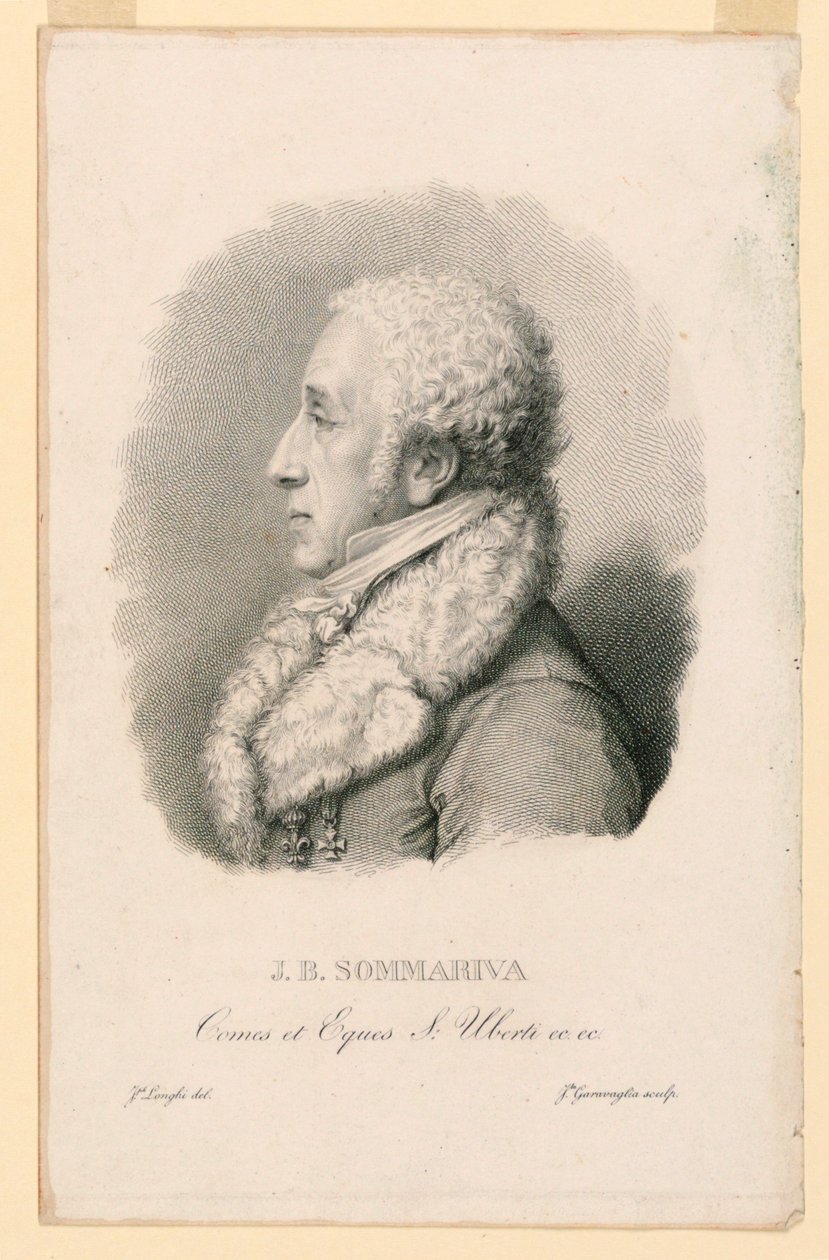Retrato de J. B. Sommariva (1760-1826) de Giovita Garavaglia