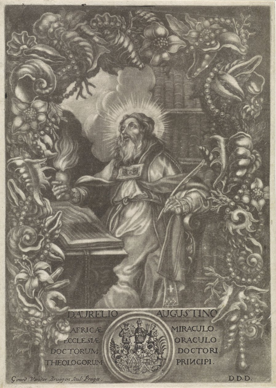 Retrato de San Agustín de Girard van der Bruggen
