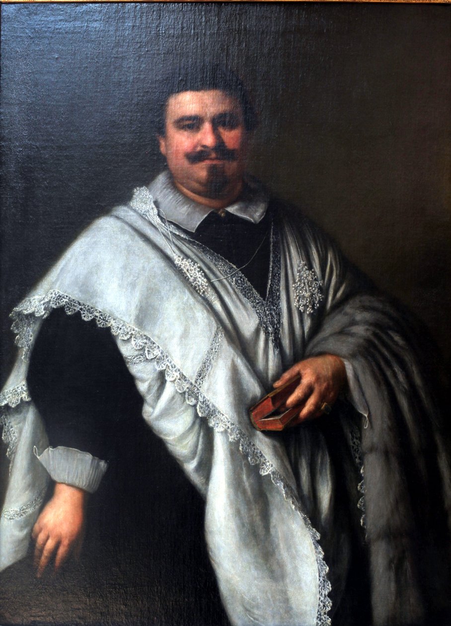 Retrato de un canónigo de Girolamo Forabosco