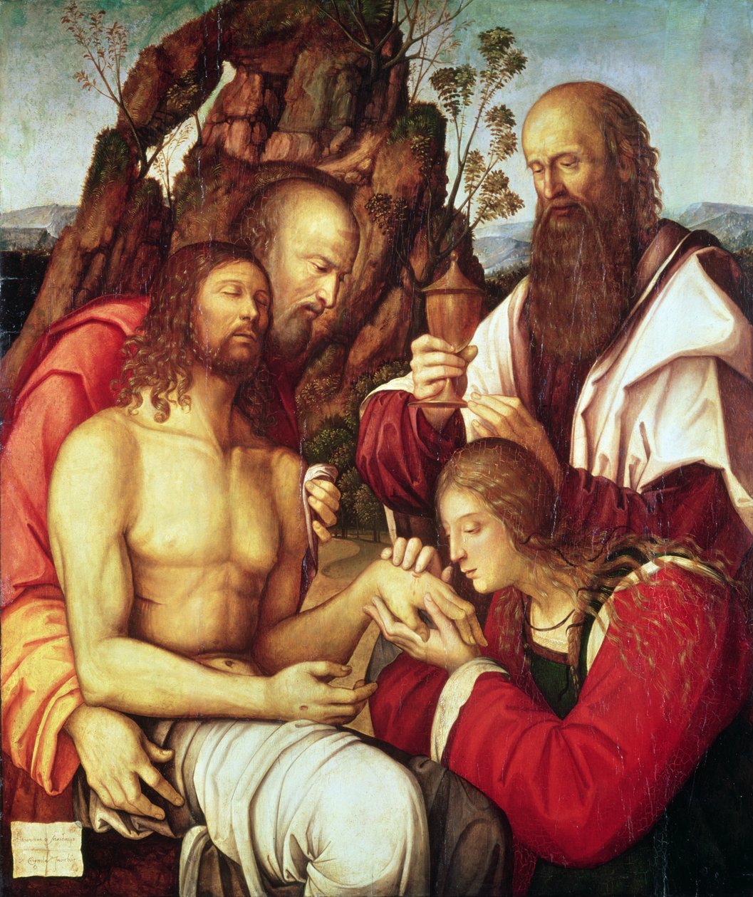 El lamento sobre Cristo muerto de Girolamo Marchesi da Cotignola