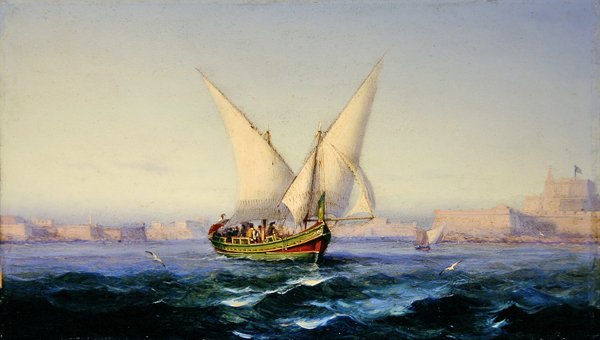Fuera del puerto de Valetta de Girolamo Gianni