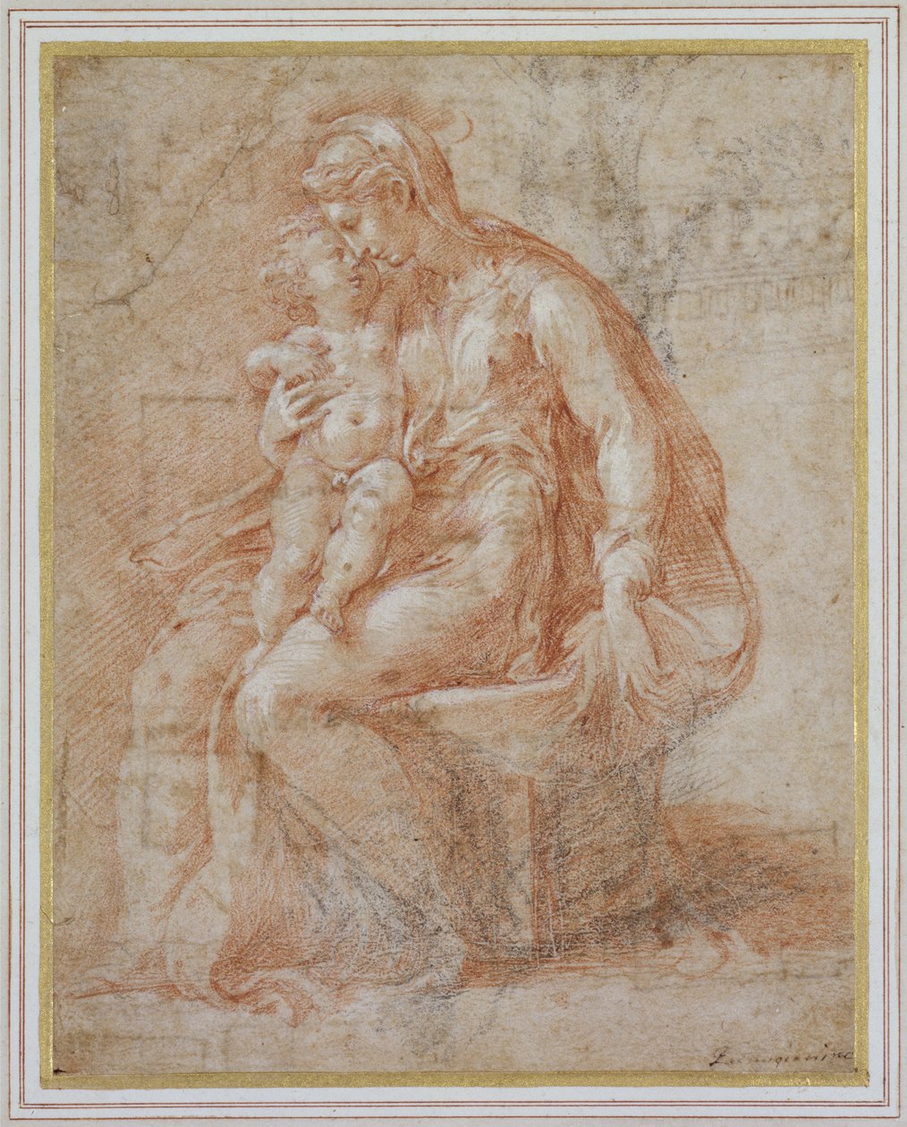 La Madonna y el Niño de Girolamo Mazzola Bedoli