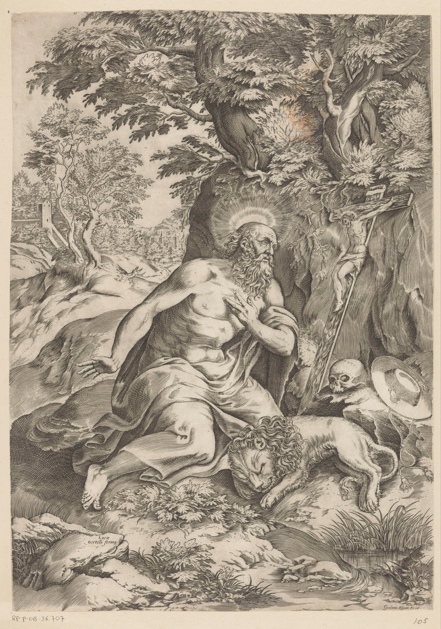 San Jerónimo de Girolamo Olgiati