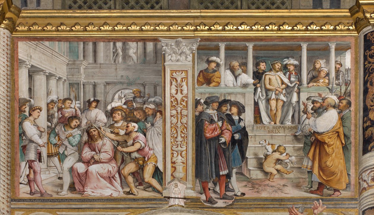 Avenida Central, Cuarto tramo sur, Coronación de espinas, Ecce Homo, Girolamo Romanino de Girolamo Romanino