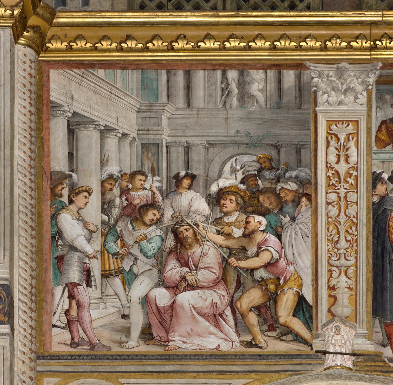 Avenida Central, Cuarto tramo sur, Coronación de espinas, Girolamo Romanino de Girolamo Romanino
