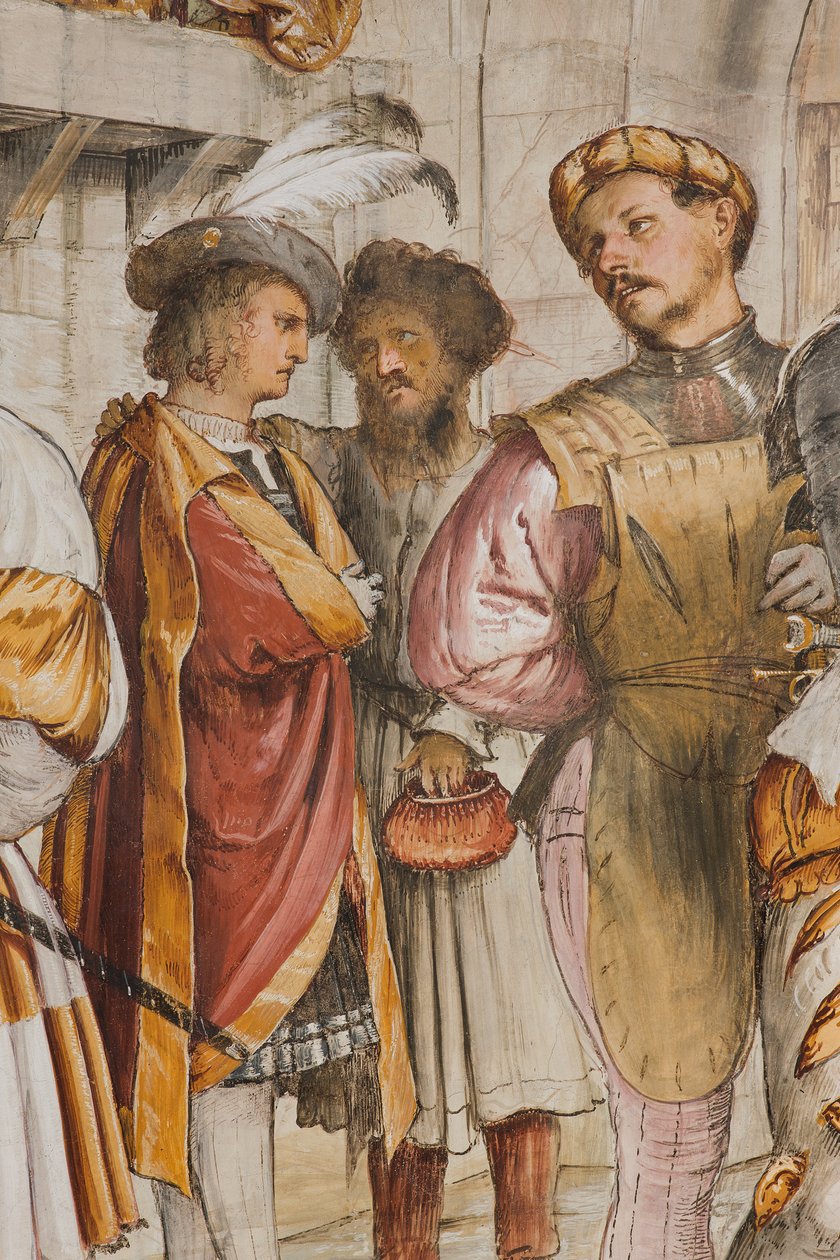 Nave Central, Quinto Tramo Sur, Cristo frente a Pilato, Girolamo Romanino de Girolamo Romanino